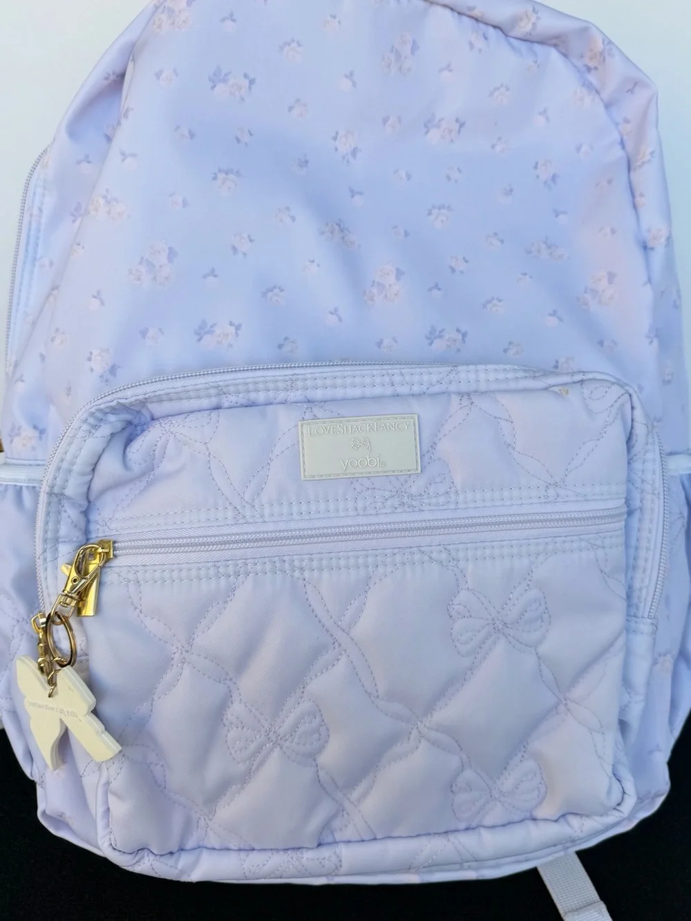 LoveShackFancy Everblooming Rosettes Ditsy Backpack, Binder and Pencil Case